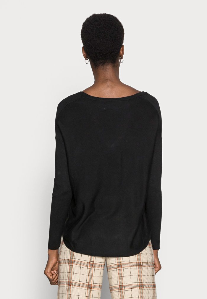 Pulls Anna Field RELAXED V NECK Noir Femme | NSA-2185908